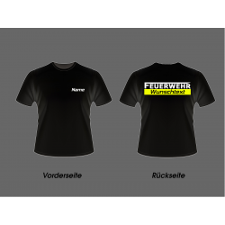 T-Shirt Design *Long Fire* Black