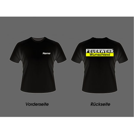 T-Shirt Design *Long Fire* Black