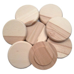 Holzdeckel~untersetzer 10cm